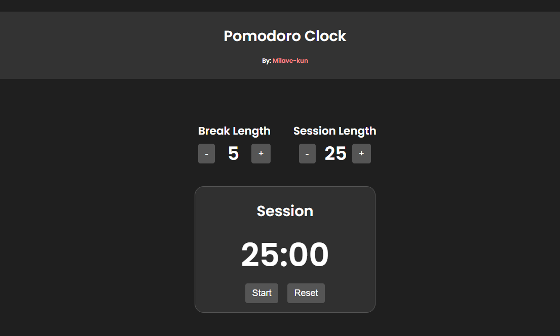 Pomodoro Clock